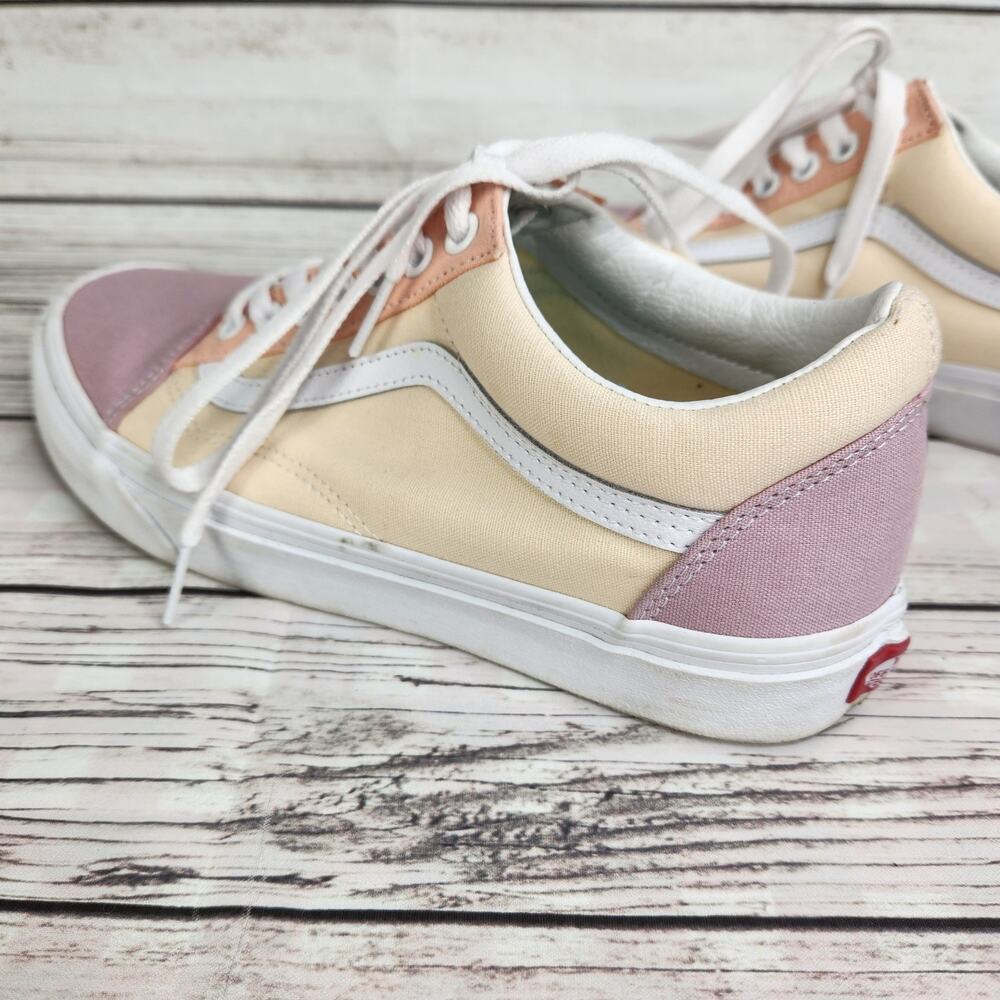 Vans Retro Pastel Block Old School Shoe Multicolor (Men 8/Women 9.5) Unisex - Picture 3 of 11